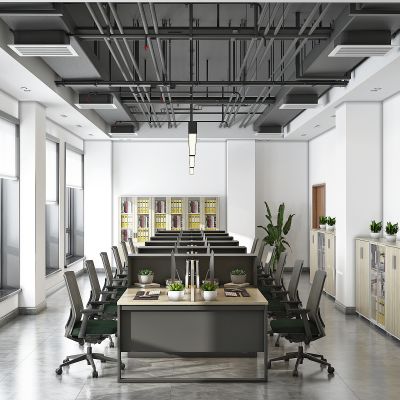 现代办公室，职员办公室