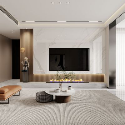 现代客厅电视背景，客厅，电视背景，背景墙