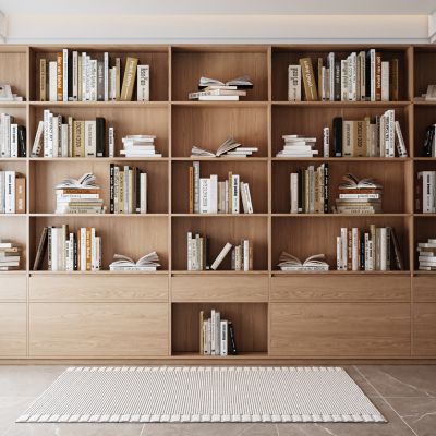 现代书柜 装饰柜 书籍摆件