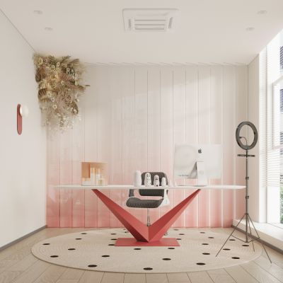 现代网红直播间 摄影空间