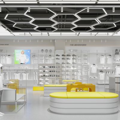 现代儿童服装鞋店