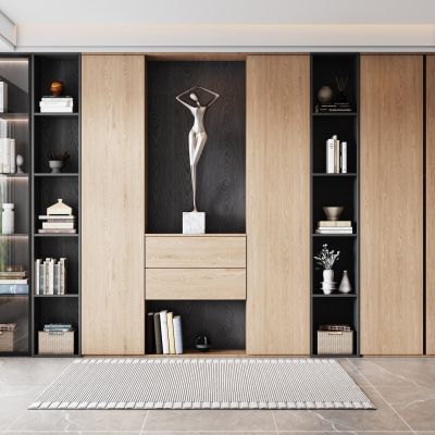现代书柜 装饰柜 书籍摆件