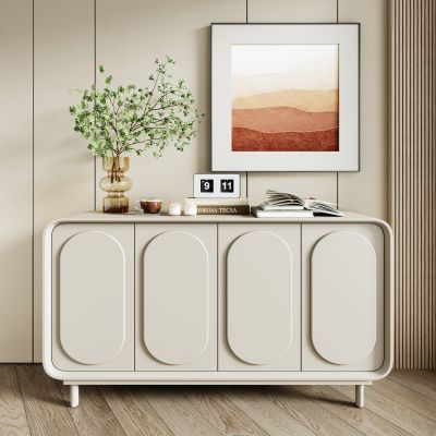 现代玄关柜 装饰摆件 闹钟 落地灯 装饰画