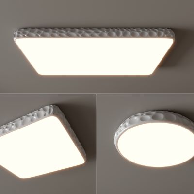 现代吸顶灯 方形吸顶灯 圆形 几何 超薄  卧室 客厅 儿童房 简约