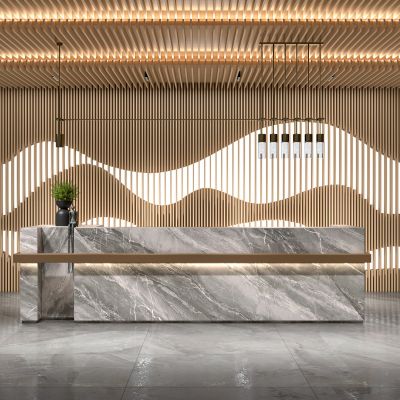 新中式前台接待