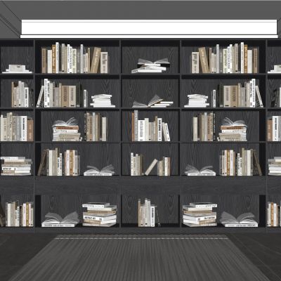 现代书柜 装饰柜 书籍摆件