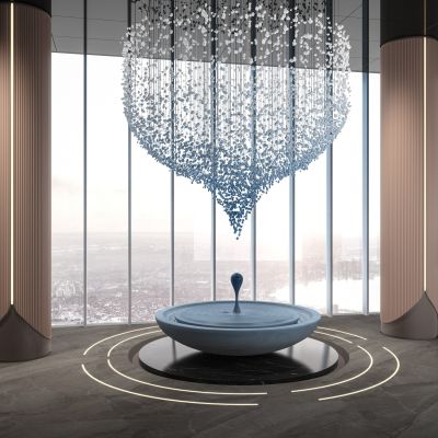 现代雕塑艺术装置