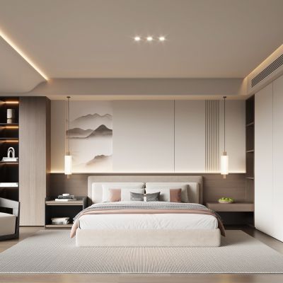 新中式卧室