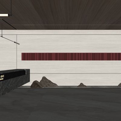 现代售楼处前台