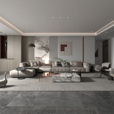 现代 家居客厅
