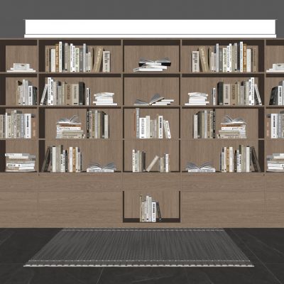 现代书柜 装饰柜 书籍摆件