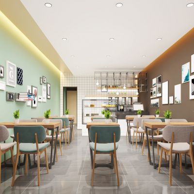 现代快餐厅