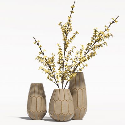 侘寂花瓶花艺植物