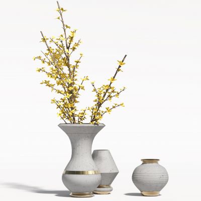 侘寂花瓶花艺植物