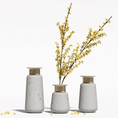 侘寂花瓶花艺植物