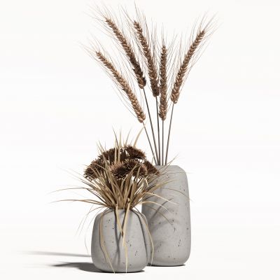 侘寂花瓶花艺植物