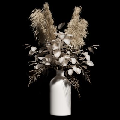 侘寂花瓶花艺植物