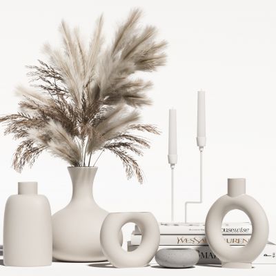 侘寂花瓶花艺植物