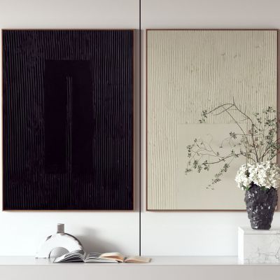 现代装饰画 挂画 肌理画