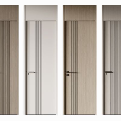 现代单开门 简约房间门 轻奢单开门 极简房间门 平开门 木门 门组合