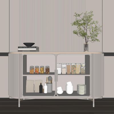 现代餐边柜