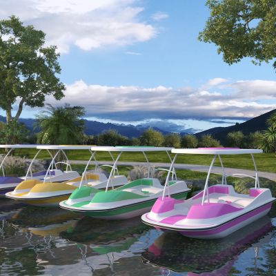 现代游船3D模型