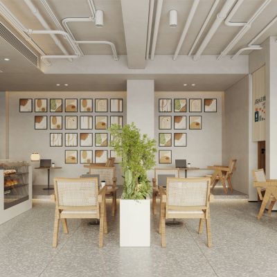 侘寂风咖啡店