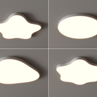 现代吸顶灯 方形吸顶灯 圆形 几何 五角 花瓣 超薄  卧室 客厅 简约