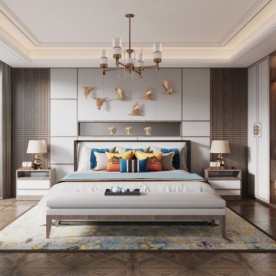 新中式卧室