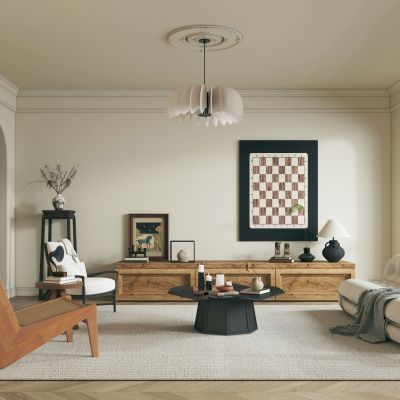 法式中古风家居客厅