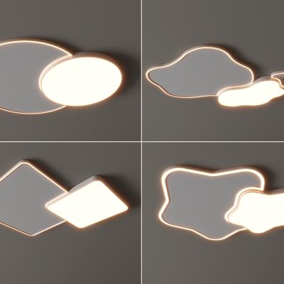 现代吸顶灯 云朵形吸顶灯 几何 超薄 卧室 客厅 儿童房 简约
