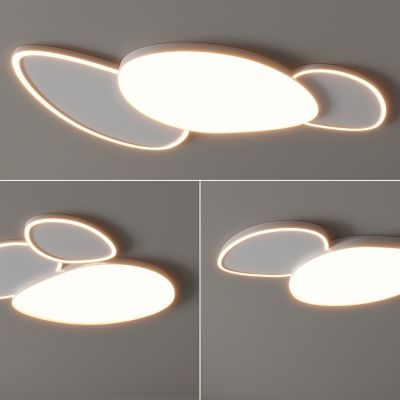 现代吸顶灯 简约形吸顶灯 几何 超薄 卧室 客厅 儿童房 简约