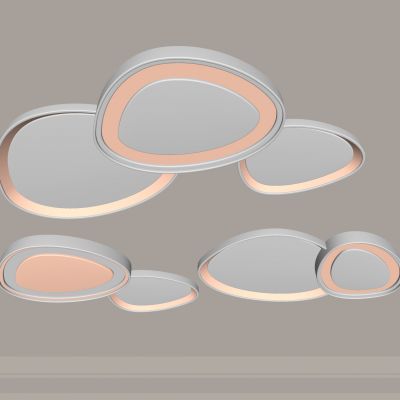 现代吸顶灯 几何形吸顶灯 三角形 不规则 超薄  卧室 客厅 儿童房 简约 组合