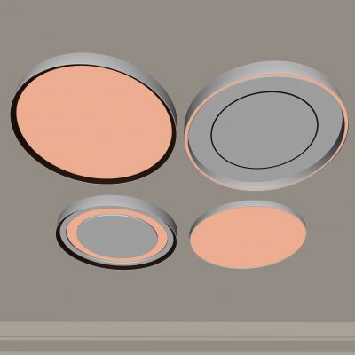 现代吸顶灯  圆形吸顶灯 几何 超薄 卧室 客厅 儿童房 简约