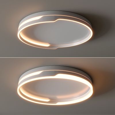 现代吸顶灯  圆形吸顶灯 几何 轻奢 科技 卧室 创意 客厅儿童房 简约