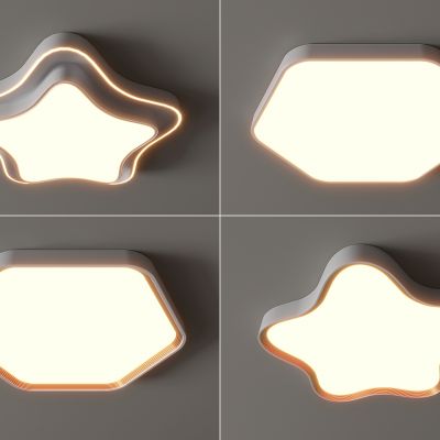 现代吸顶灯 轻奢吸顶灯 几何 超薄 卧室 客厅 儿童房 简约