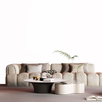 现代沙发 茶几3D模型