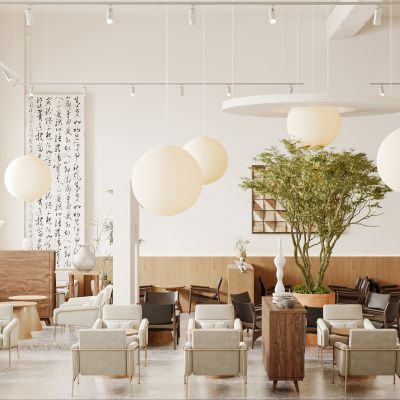 现代中古风咖啡厅