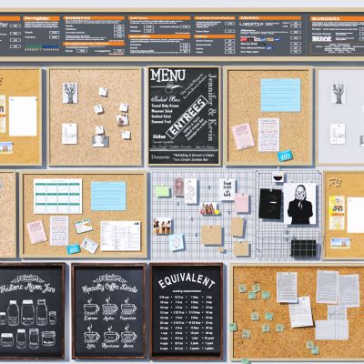 现代黑板招牌3D模型