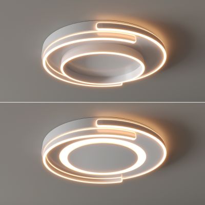 现代吸顶灯  圆形吸顶灯 几何 轻奢 科技 卧室 创意 客厅儿童房 简约