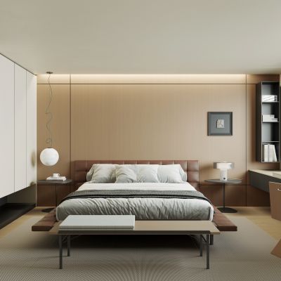 现代简约家居卧室
