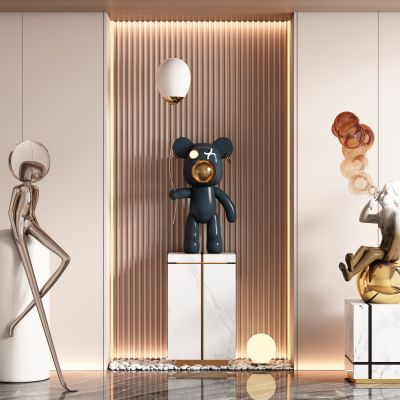 现代饰品公仔雕塑摆件