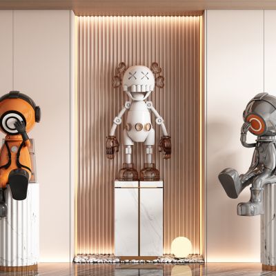 现代饰品公仔雕塑摆件