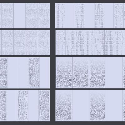 现代穿孔板3D模型