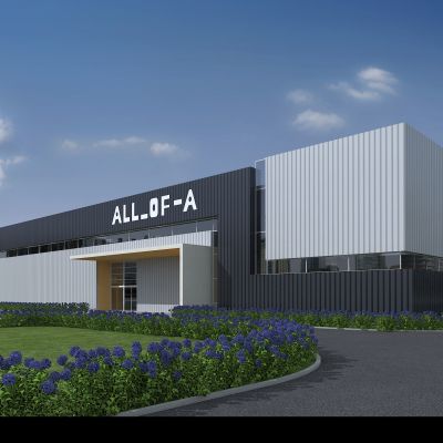 现代工业厂房3D模型