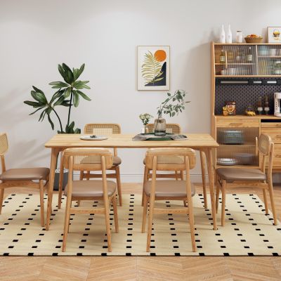 北欧餐桌椅 餐边柜组合