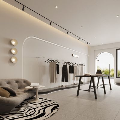 现代简约服装鞋店