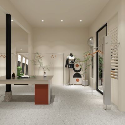 现代高级感服装店