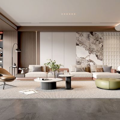 现代家居客厅 现代客厅 简约客厅 现代茶几组合 茶几 落地灯 极简客厅