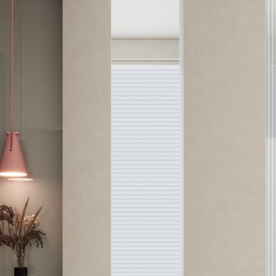 意式简约风岩板造型隔断玄关